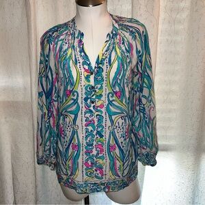 Lilly Pulitzer silk top